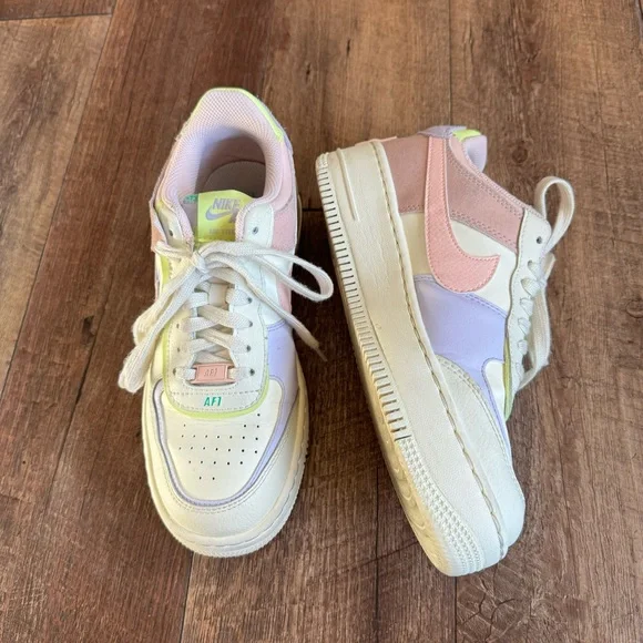 Pink Nike Air Force Shadow Pastel Colours Nike Women's Air Force
